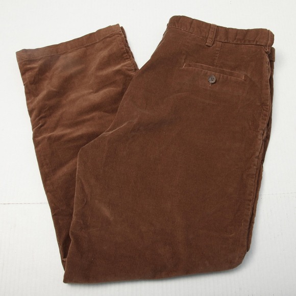 Haggar Other - Haggar Pants Mens 42x32 Acrual 40x31 Brown Classic Fit Corduroy Stretch